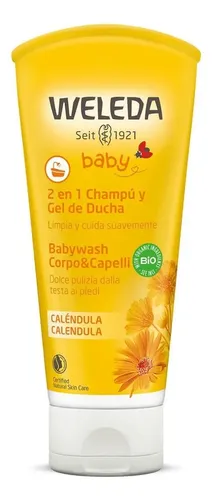 Champú Y Gel De Ducha De Caléndula Weleda P/ Celiacos Vegano