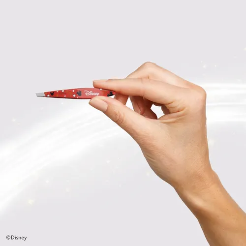 Pinza Mini Inclinada Tweezerman Para Cejas Viaje Precisión
