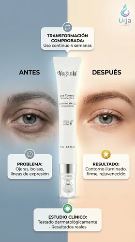 Veganis Contorno Ojos Antiedad 15 Ml Día/noche
