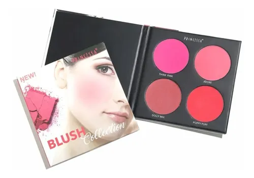 Set Maquillaje Set Rubores Princessa 4 Colores