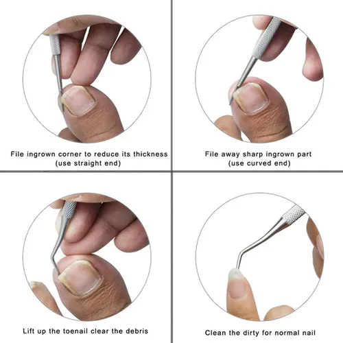 B Tijeras De Uñas De Los Pies Con Mango Largo Para ||
