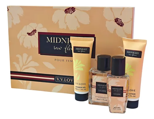 Set Perfumes Shower Body Lotion Mujer Eau De Parfum 50ml X4