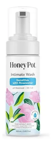 Jabón Íntimo The Honey Pot Company Sensitive W Rosewater