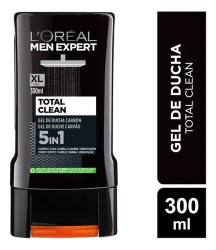 Gel De Ducha Total Clean Para Hombres Loreal Men Expert