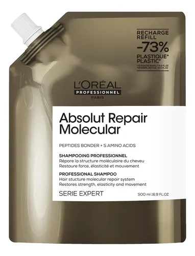 Absolut Repair Molecular Shampoo 500ml Refill Doy Pack