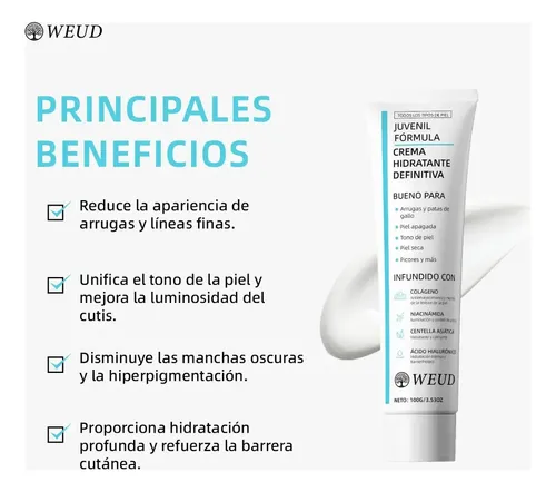 2pc Crema Hidratante Humectante Facial Hydroboost Calma 100g