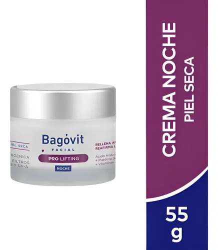 Bagovit Pro Lifting Crema Noche Piel Seca Anti Arrugas 55g