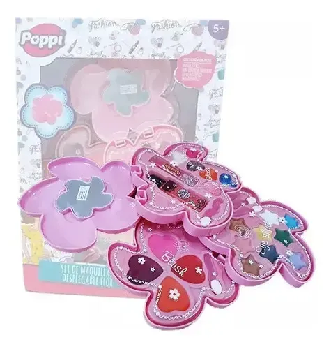 Poppi Set Maquillaje Desplegable Forma Flor Int S21668 Sudam