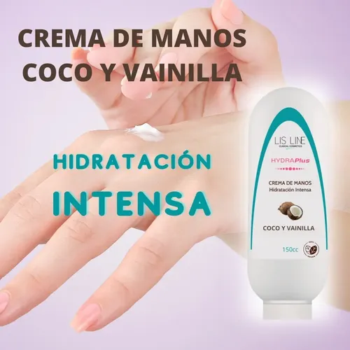Cema Manos Coco Vainilla Hidratación Intensa Hydraplus 150cc