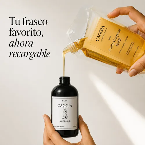 300ml Aceite Corporal Refill Caggia Cosmetics
