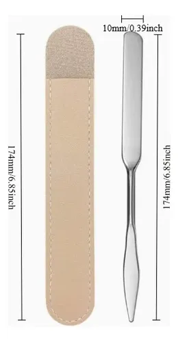 Mini Espátula De Maquillaje De Metal Para Uso De -jy