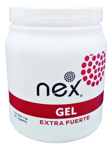 Gel Fijador Para Cabello Modelador Extra Fuerte Nex 1 Kg