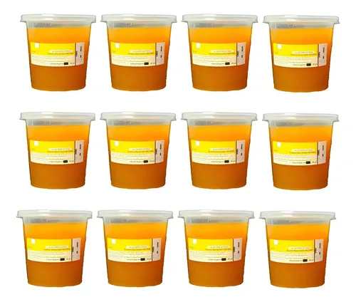 12 Potes De Cera Depilatoria Jalea Sistema Descartable 800g