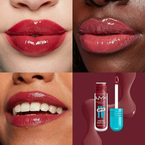 Labial Nyx Professional Makeup Lip Iv Brillante Color Blush Rush