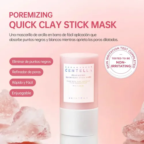 Mascarilla Barra Poremizing Centella 27g Todo Tipo De Piel