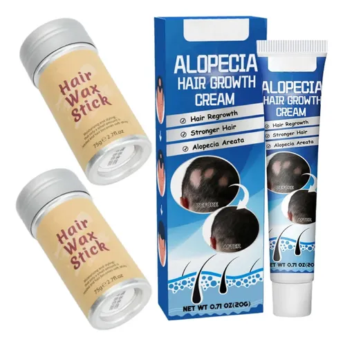 Serum Capilar + Cera Barra 75g X2 Uso Diario Acabado Pro