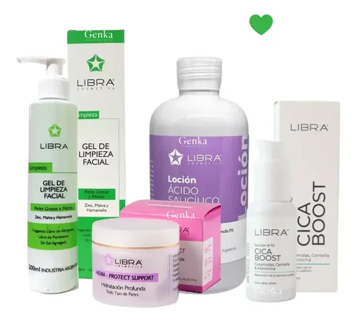 Kit Combo Rutina Cicatrizante Piel Grasa A Mixta Libra