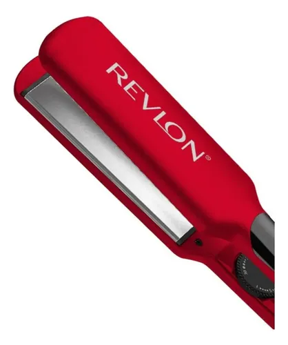 Plancha De Pelo Revlon 220° Placas 4.5 Cm. Recub Titanio Color Rojo