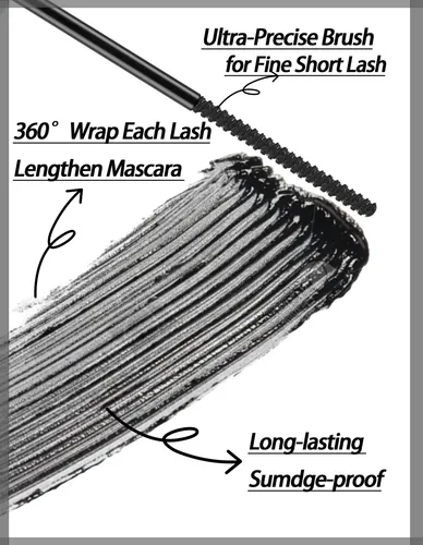 Máscara De Pestañas Okerker Brown Tubing Para Mujeres Mayore