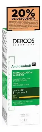 Shampoo Vichy Dercos Anti-caspa Seca X 200 Ml