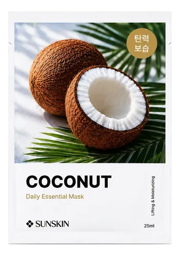 Mascarilla Facial Coreana Reafirma E Hidrata Coco Sunskin X1