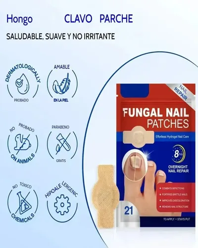L R6yhtyhtses Fc Parches Para Uñas Fúngicos Fgrdgrd Z