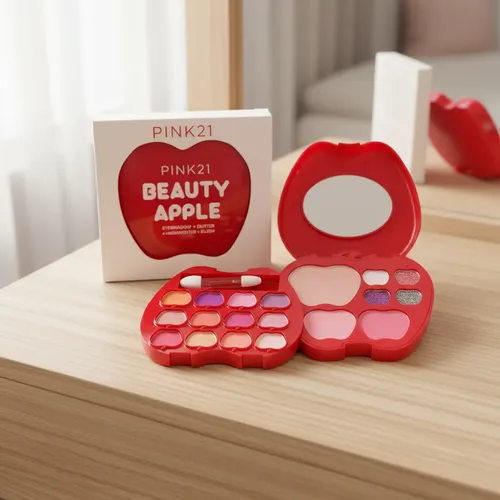 Paleta De Sombras Manzana Pink 21 Beauty Apple Set