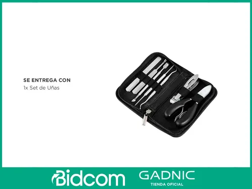 Kit Para Uñas Gadnic Acero Inoxidable Para Manicura Pedicura