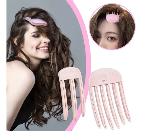 Pinza Para Dar Volumen Al Cabello, Peine Moldeador Con Clip