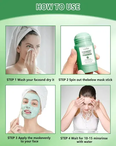 Mascarilla Facial En Barra Acne Te Verde Sadoer Anti Grasa