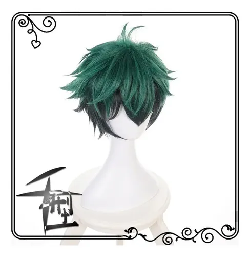 11.02jiafa Wig ~ A Anime My Hero Academia Deku Izuku