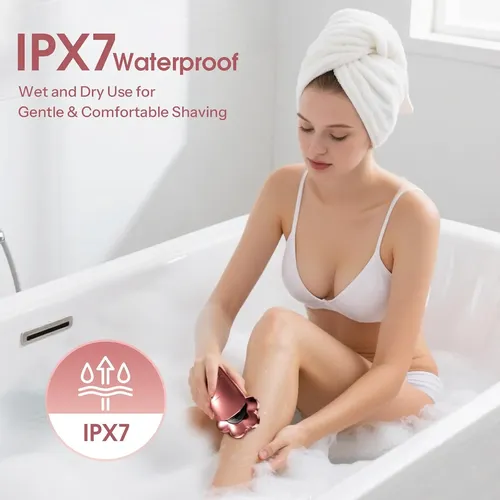Maquinillas De Afeitar Eléctricas Para Piernas De Mujer: Gel