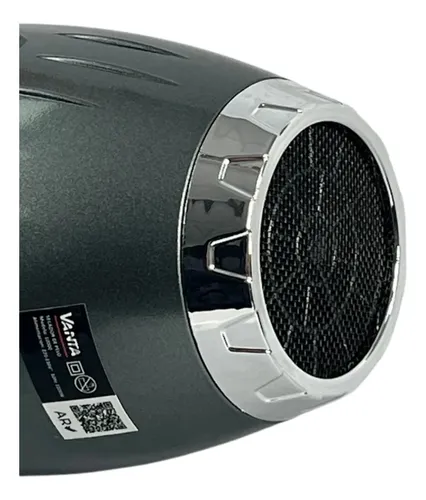 Vanta Secador De Pelo Gris 10000 Profesional Con Difusor