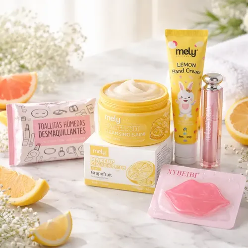 Kit Skincare Mely Toallitas+desmaquillante+ Balsamo+colageno