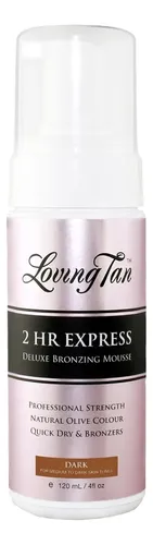 Loving Tan 2 Hr Express Mousse, Oscuro – Sin Manchas, Natura