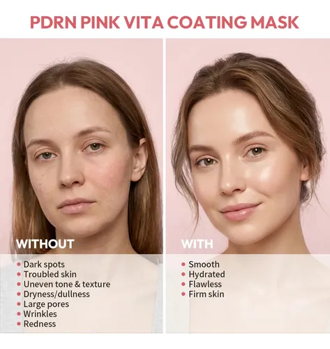 Mascarilla Facial Danchel Pdrn Pink Vita X10 Todo Tipo De Piel