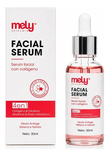 Serum Facial Mely Colageno & Glicerina Anti Arrugas X30ml Todo Tipo De Piel Día/noche