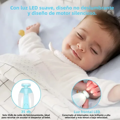 Electric Nail File Drill For Baby No Sharp Claws Hurt, 6 In