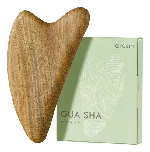 Masajeador Facial Y Corporal Gua Sha Tool Chosin, Madera De