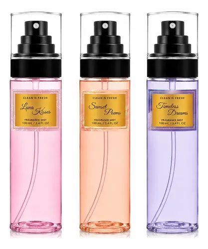 Spray Corporal Clean-n-fresh, Bruma Para Mujer, Sets De Fragancias