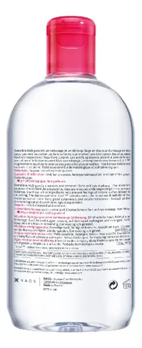 Desmaquillante agua micelar Bioderma Sensibio H2O para piel sensible, normal a mixta por unidad – volumen de la unidad de 500mL