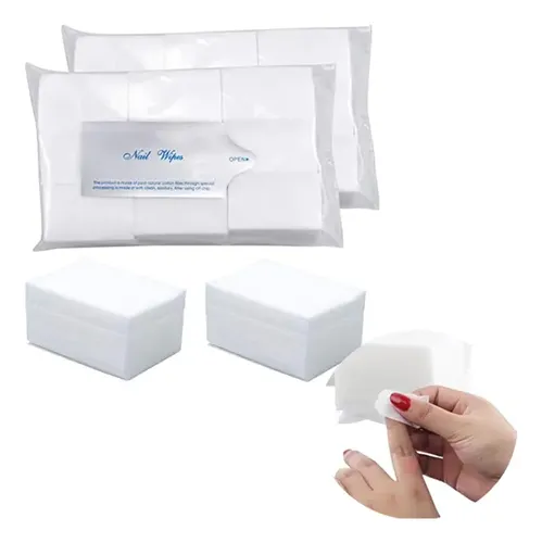 Wipes Uñas Gelificadas, Esmaltes Semis, Naturales. 1000u
