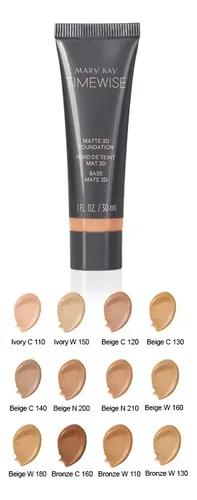 Base De Maquillaje Mate Bronze Timewise 3d Mary Kay