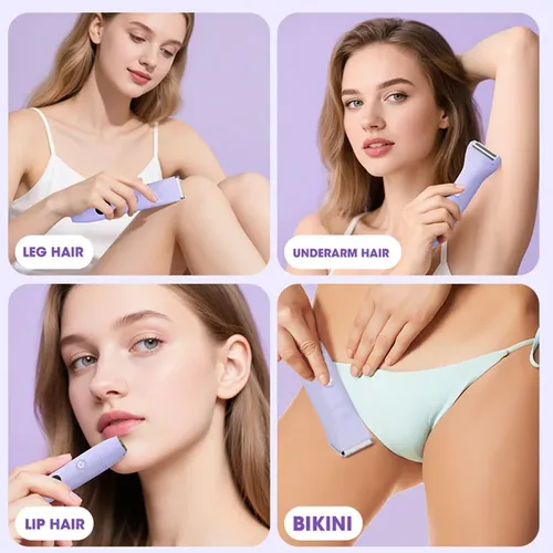 Depiladora Eléctrica Para Mujer, Recortadora De Bikini, Para As Shown