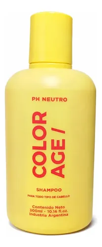 Shampoo Color Age Ph Neutro 300ml Todo Tipo Cabello