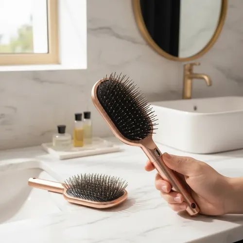 Cepillo Para Cabello Alta Calidad Flor Gao