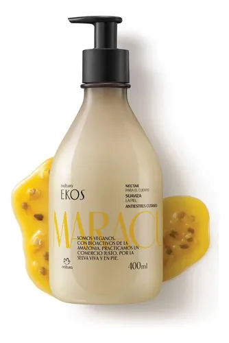 Crema Hidratante Corporal Pulpa Natura Ekos Maracuya 400 Ml
