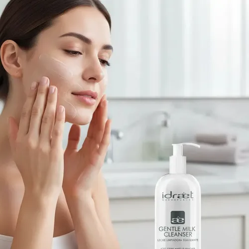 Leche Limpiadora Suavizante Idraet Gentle Milk Cleanser 460g