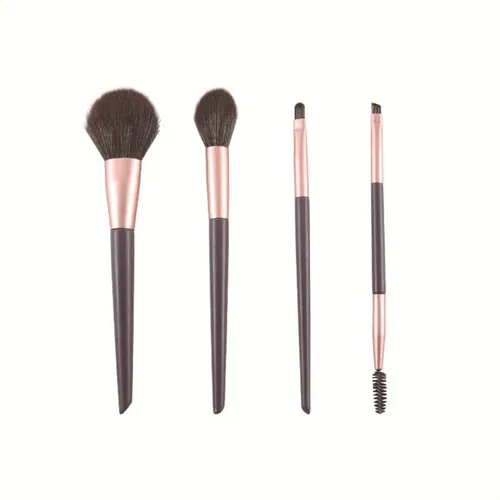 Set De Brochas De Maquillaje Suaves De 4 Piezas Para Maquill
