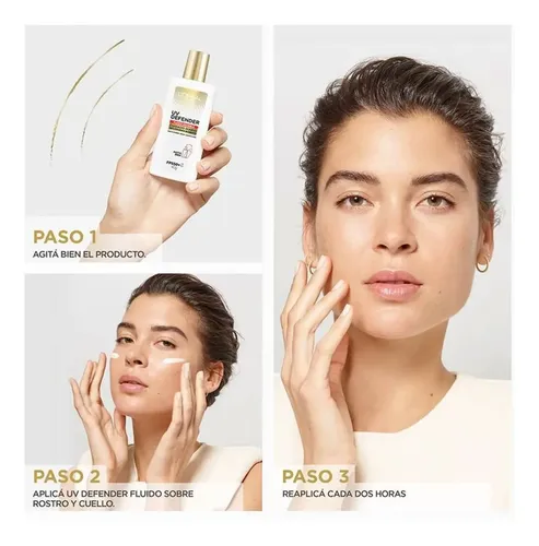 Protector Solar Facial L’oreal París Uv Defender Tono Medio